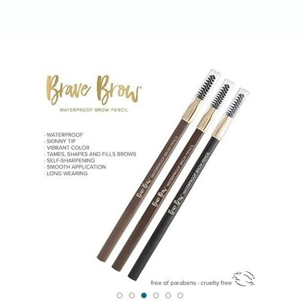Belle Beauty Brave Brow Dark Brown Waterproof Eyebrow Pencil - Picture 2 of 5